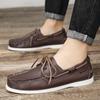 Italian Mens Casual Business Shoes Handmade Luxury Brand Formal Shoes Designer Large Size Leather Office Shoes Driving Mocassins