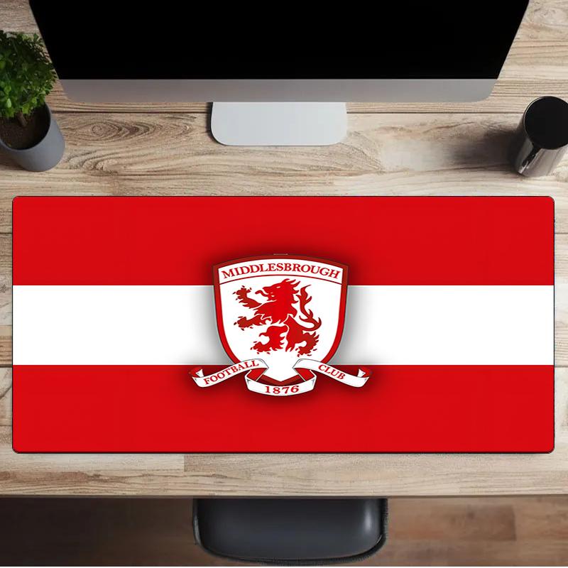Middlesbrough Football Club Crest Mouse pad, Gaming Mouse Pad, keyboard pad, Desk Decor for computer notebook Fan Gift Birthday Gift