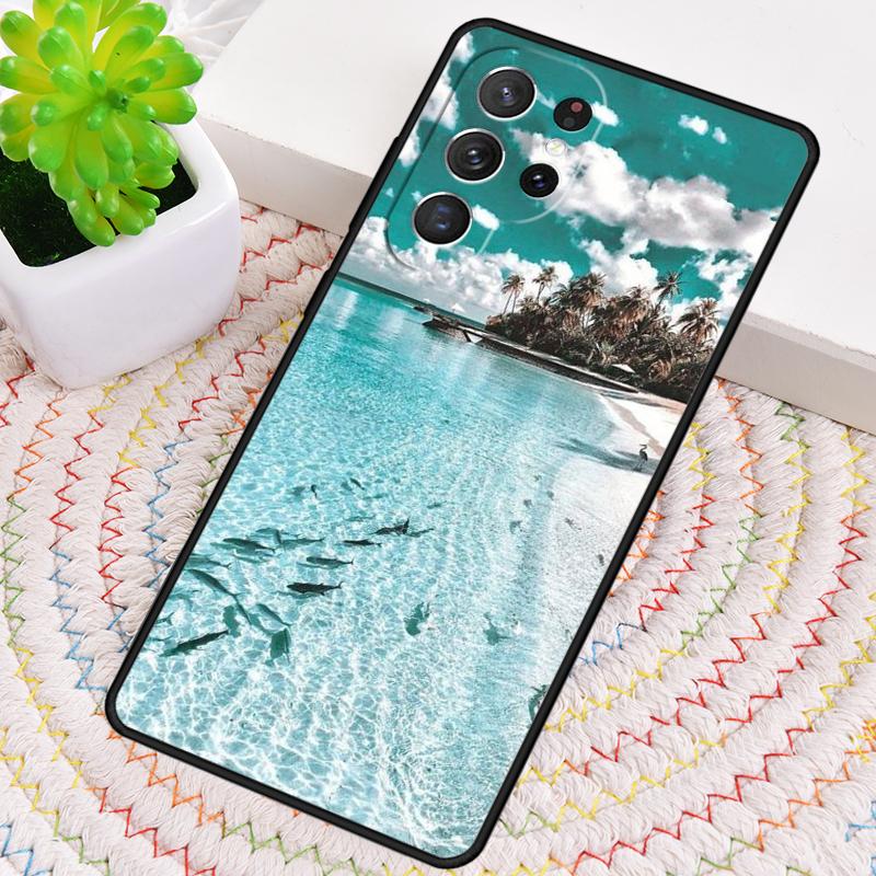 Beach Summer Phone Case for Samsung Galaxy Note 10 Pro S26 Ultra S23 S24 FE S25 S21 S22 PLUS Shockproof Cove