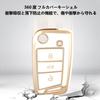 [OFF WE GO] Key Shell TPU Car Key Cover Key Case Compatible New VW