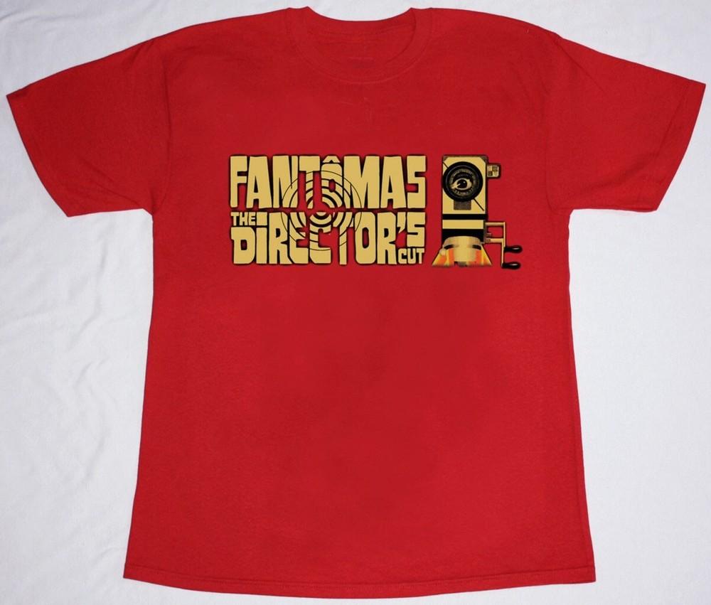 

FANTOMAS THE DIRECTOR S CUT NEW RED T-shirt Cotton Unisex Tee Size S-4XL BO939 Unisex T-Shirt XXXXL