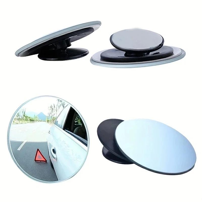 Auto-Toter-Winkel-Rückspiegel, Weitwinkel, 360 Grad verstellbar, kleiner runder Spiegel, Auto-Rückspiegel, zusätzlicher konvexer Rückspiegel