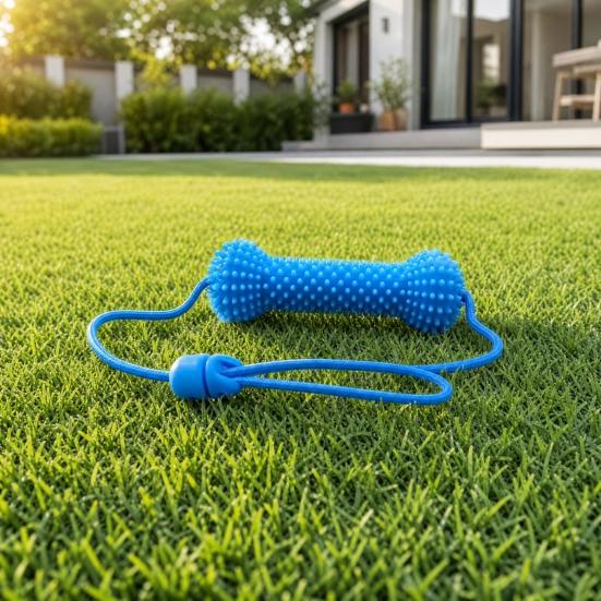 Dog Chew Toy, Teeth Cleaning Mouth Prop, Chew Toy Keeps Dog Mouth Open for Easy Brushing, Small Medium Large Dogs Oral Care Tool