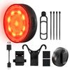 Bike Tail Light Rechargeable Brake Sensor Bicycles Rear Light Rechargeable Waterproof Taillight With 5 Lighting Modes For