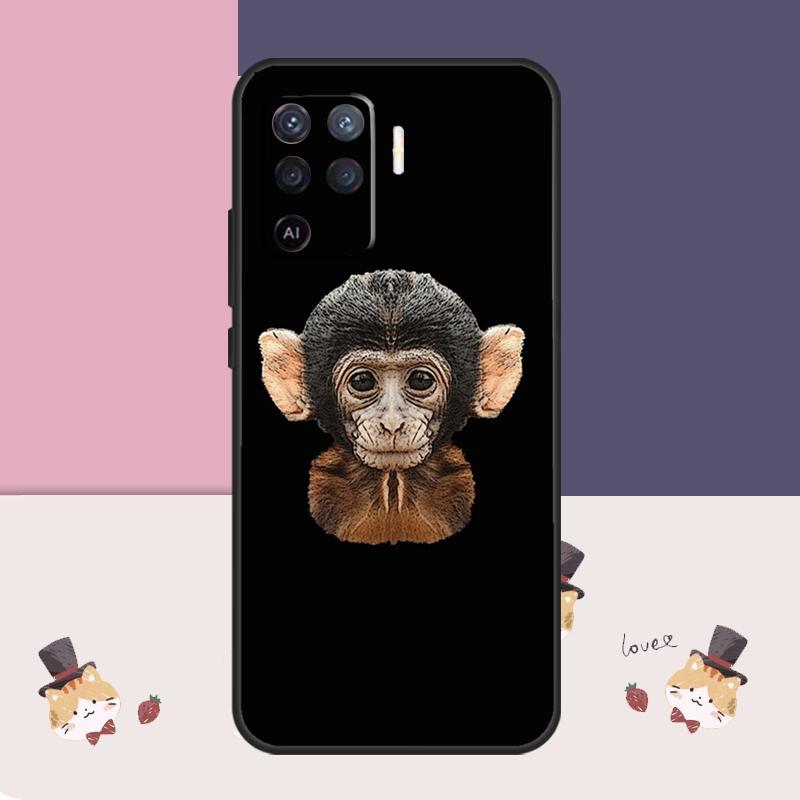 Monkey Gorilla Ape Baby Case For Oppo A38 A58 A78 A98 A54 A74 A94 A18 A57 A17 A77 A80 A60 A40 A96 A76 A16 A15 A5 Pro