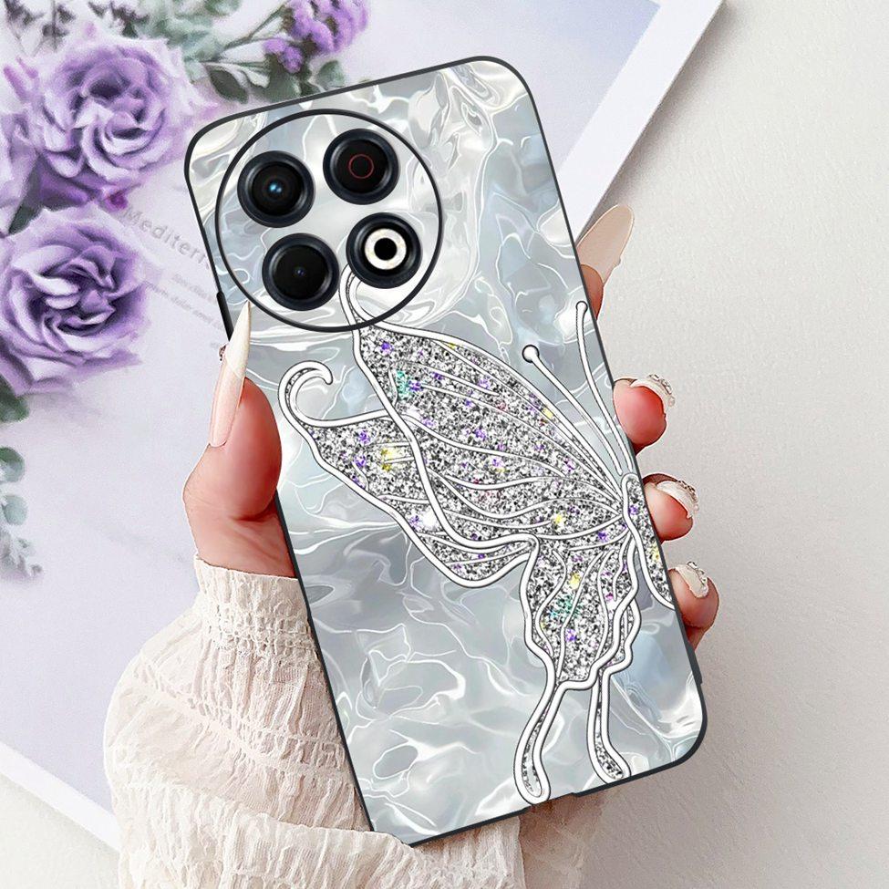 Voor Techno Spark 30 Pro 4G KL7 Cover Voor Tecno Spark 30 Pro 4G Hoesje Luxe Vlinder Liefde Mode Bloemen Cool Leeuw Schattig Geschilderd