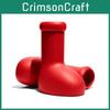 Botas Vermelhas Grandes Design Autêntico de Desenho Animado