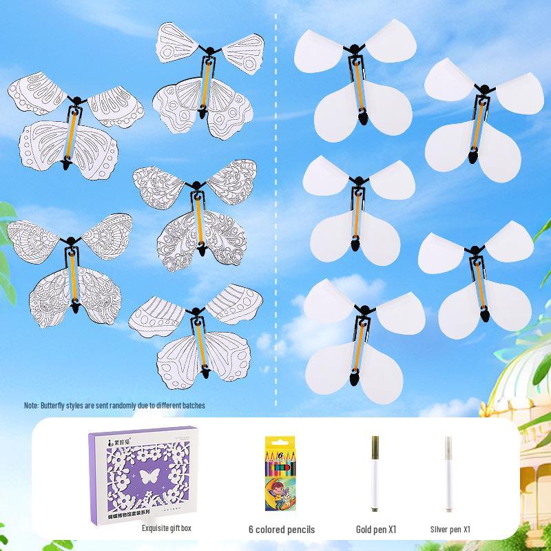 DIY Butterfly Art Kit for 6-Year-Olds - Creative Handmade Craft Pack for Girls