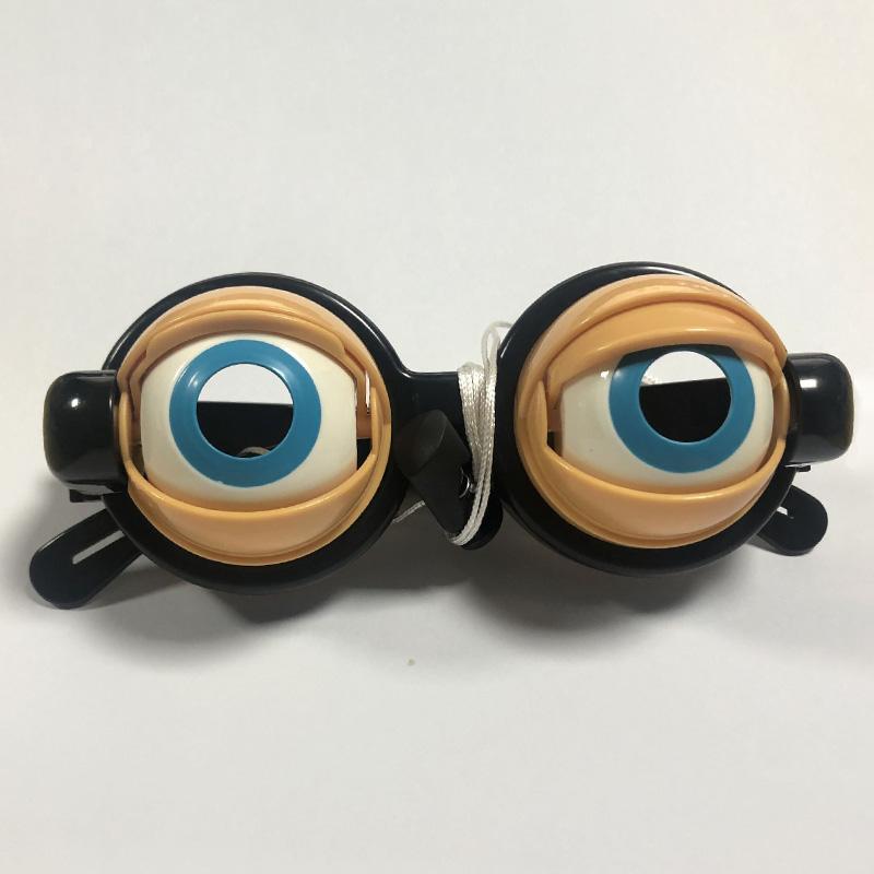 Lustige Scherzbrille Neuheit Kreatives Spielzeug Verrückte Augen Blinken Großes Auge Make-up Party Cosplay Verkleidungsspiel Kind Mädchen Junge Geschenk Spielzeug