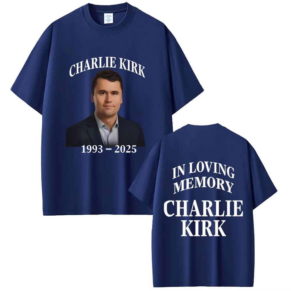 În Amintirea Iubitoare Charlie Kirk Tricouri cu Libertate Bărbați Femei Omagiu Memorial Erou American Tricou Bărbat Tricouri Patriotice Activism