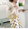 SCIONE Net Red Small Bag 2020 Women Messenger Bag Straw Woven Bag Small Square Bag Shoulder Bag