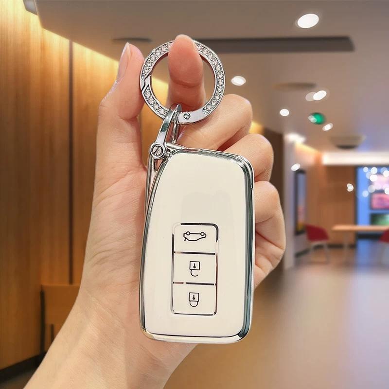 Shell Fob Accessories Car Key Case Cover For Lexus Ls 450H 260H 300H Ux200 Nx Es Ux Us Rc Lx Gx Is Rx 200 250H 350H Keychain