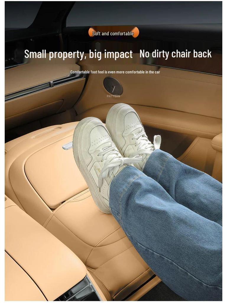 S9 Passenger Side Anti-Kick & Anti-Dirt Mat, Nappa Leather Zero-Gravity Rear Seat Protector