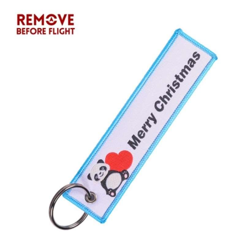 Удалить перед полетом милый брелок с узором панды веселый рождественский брелок милые — фото 7