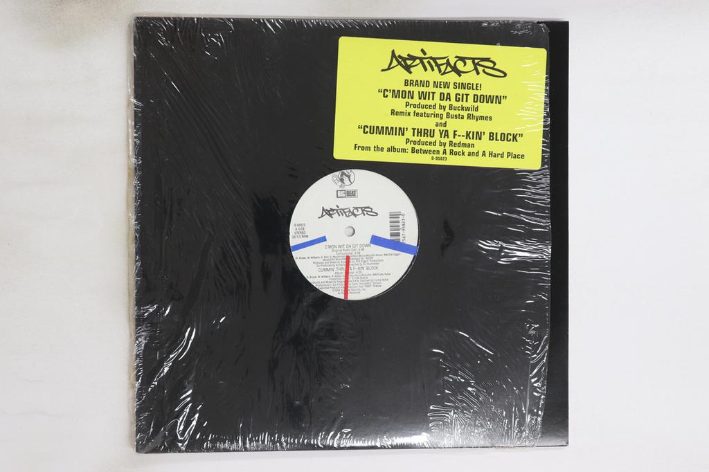 12inch Record ARTIFACTS - C'mon Wit Da Git Down 095823 Big Beat 1994 US Rap & Hip-Hop/R&B Used