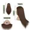 Mannequin Head with Shoulders for Barbering, Updos, and Wig Styling Practice