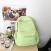 Schoolbag Schoolbag Female Ins College Students Simple Fashion Solid Color Large Capacity Junior High School Students New Trend Backpack Backpack