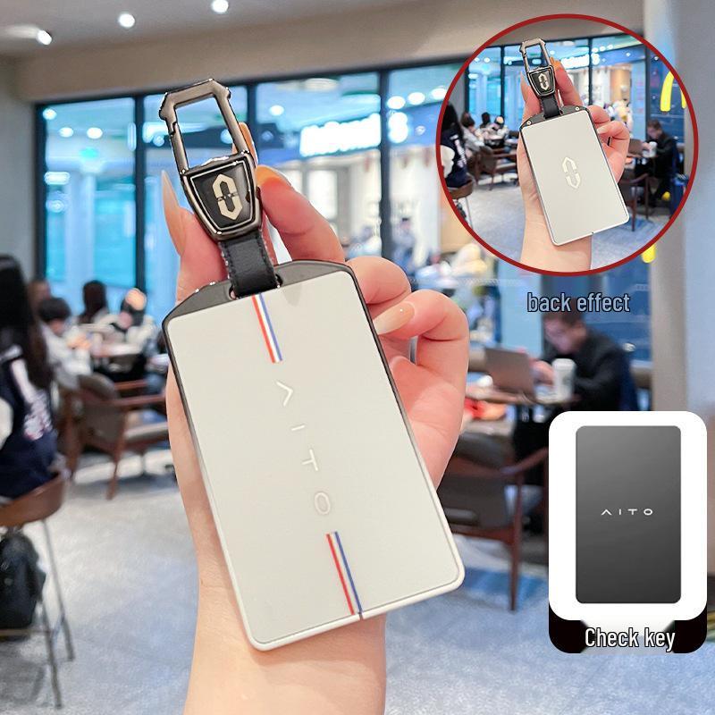 Huawei AITO Wenjie M5-M9 Key Case: Smart Remote Protective Shell with Buckle