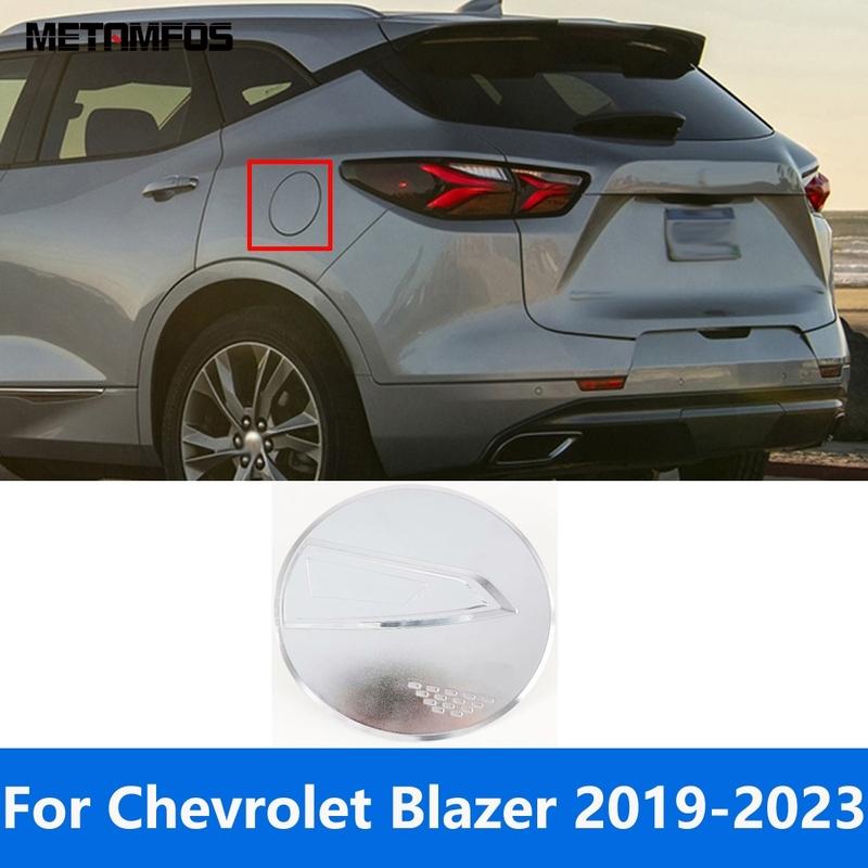 Fuel Tank Cap For Chevrolet Blazer      Chrome Oil Filler Cover Trim Sticker Bezel Accessories Car Styling