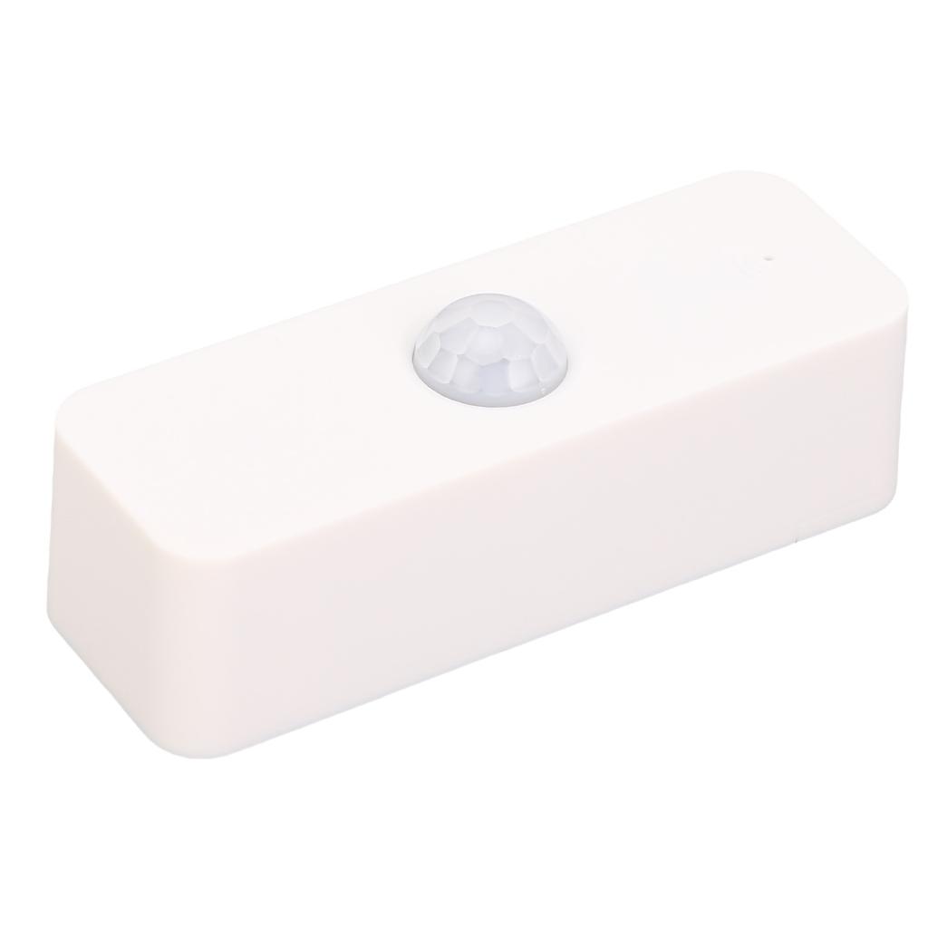 Smart Motion Sensor Compatible Wireless APP Remote Control Home Security System Motion Detector for Smart Lights and Home Automation ABS White 6m Ran