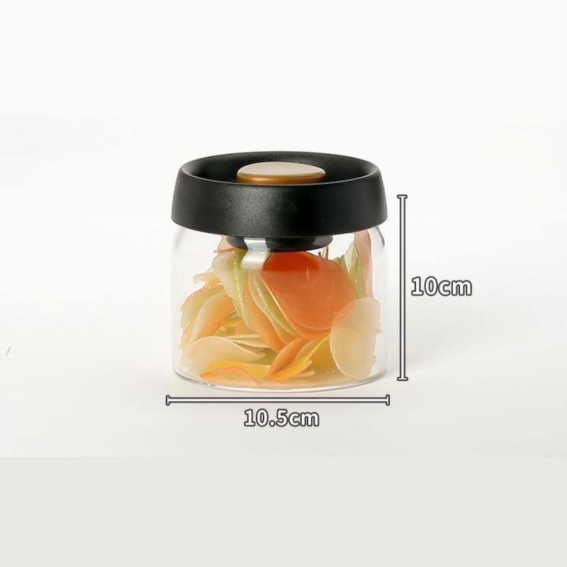 Vacuum Glass Coffee Jars Kitchen Cereals and Other Cereals Glass Storage Containers Food Glass Storage Sealed Cans