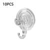 Suction Cup Hook, Transparent and Reusable Heavy-duty Vacuum Suction Cup Hook, Glass Kitchen Supplies, Bathroom Towel Hook