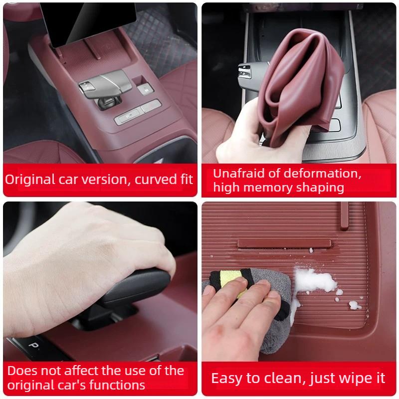 Silicone Anti-Slip Pad Gear Shift Wireless Charging Cup Holder Protector for -2025 Changan Eado 3rd Gen / Lamore