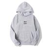Women's Autumn 2026 Loose Casual Printed Hooded Plus Velvet Top