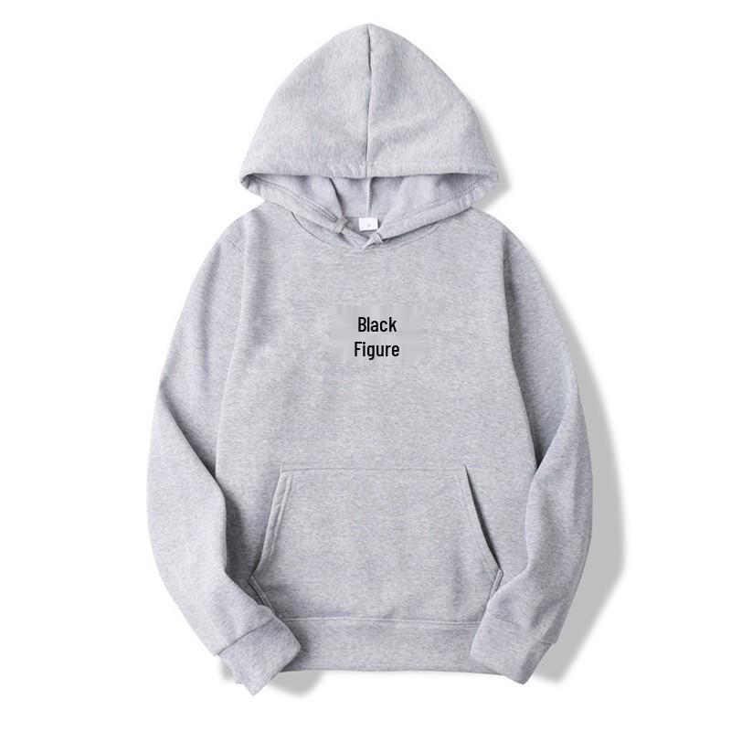 Women's Autumn 2026 Loose Casual Printed Hooded Plus Velvet Top