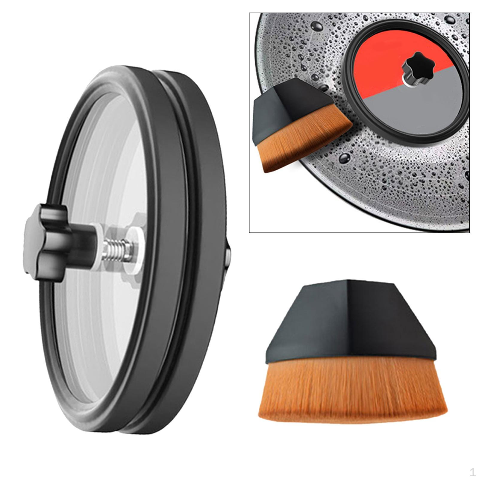 

LP Vinyl Record Label Saver Очистити Зберегти пензлем чорний