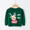 New Christmas Reindeer Sweaters for Children, Autumn and Winter Knitted Sweaters for Boys, Girls and Babies