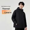 Li-Ning Solid Color Logo Loose Windproof Sports Casual Three-In-One Hooded Windbreaker Unisex Outerwear AWBV167-1