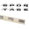 SPORTAGER Logo Aufkleber Für SPORTAGER Auto Hinten Stamm Abzeichen Aufkleber Auto Front Hood Emblem Aufkleber