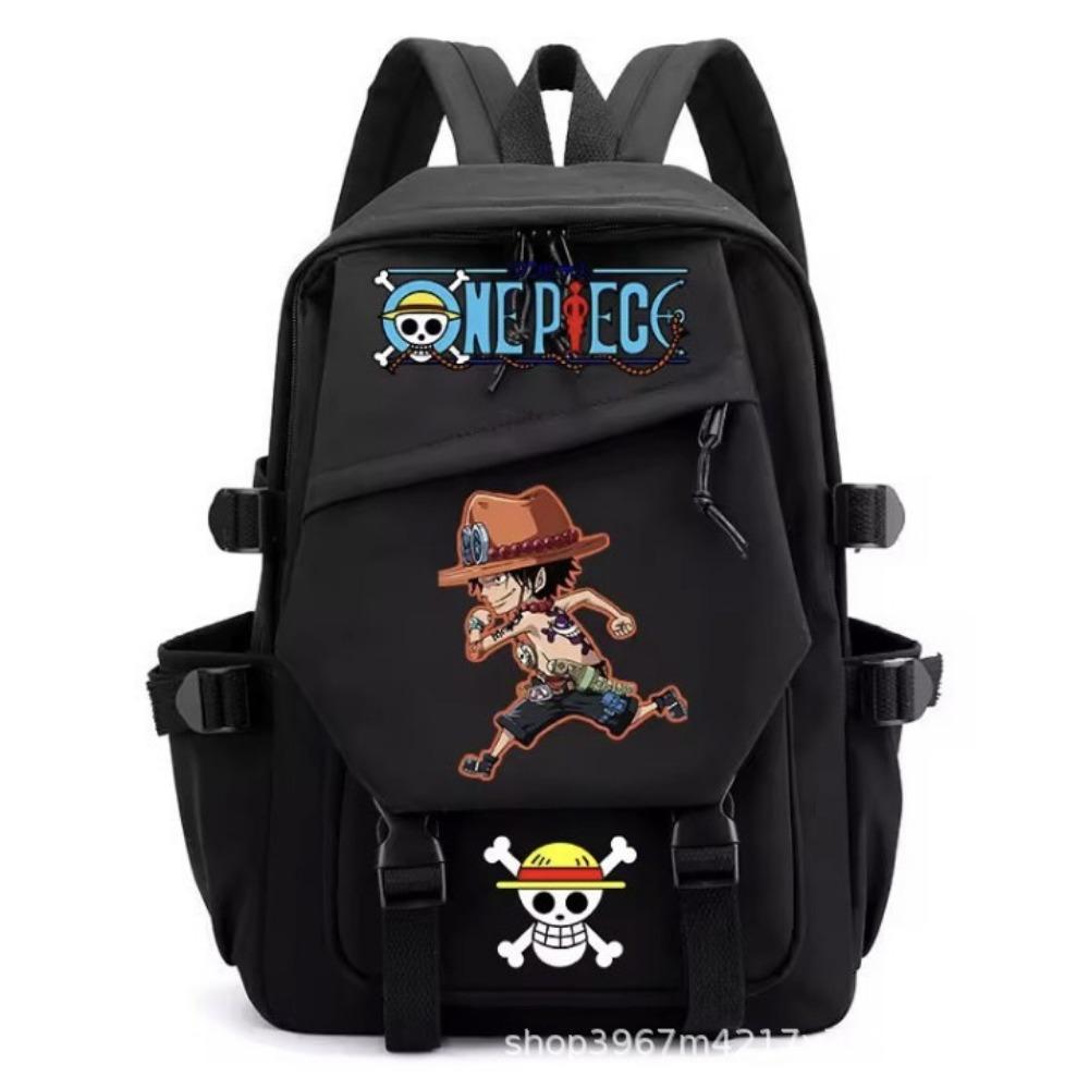 ONE PIECE High School Junior High School Student Elementary School Bag Luffy Fashion Trend Large Capacity Teen Backpack