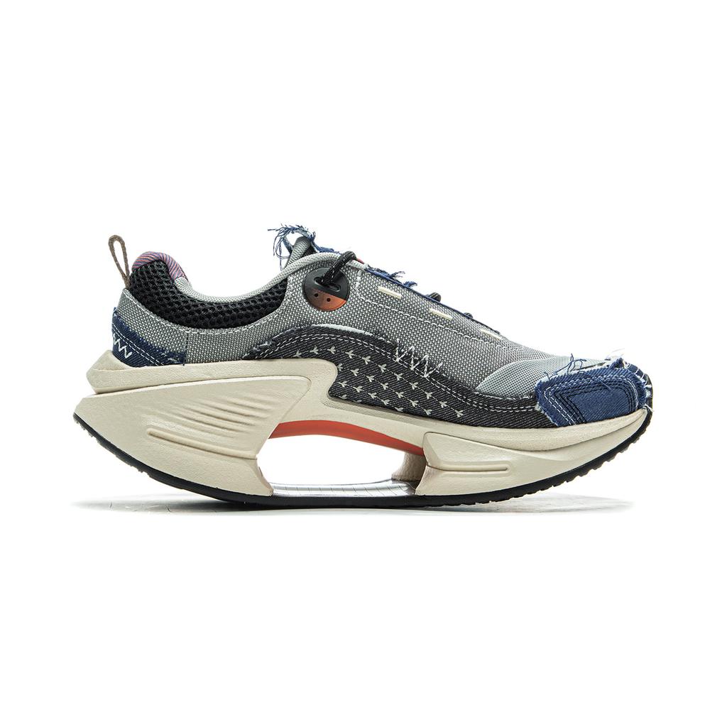 Li-Ning Staple X  Absolute Shadow VTG Reflective Trendy Sports Lightweight Rebound Wear-Resistant Low-Top Casual Shoes Men Casual Shoes AZGV147-2