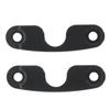 2pcs Round 2 Design Sun Visor Repair Kit Aluminum Alloy Visor Kit  Driver Side & Passenger Side