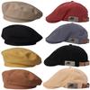 New Brand Cotton Beret Octagonal Forward Peaked Cap Autumn Winter Berets Hats British Painter Hat  Military Beret WomenCaps