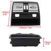 Rear AC Center Console Fresh Air Outlet Vent Grille Cover Fits BMW 5 F10 Black