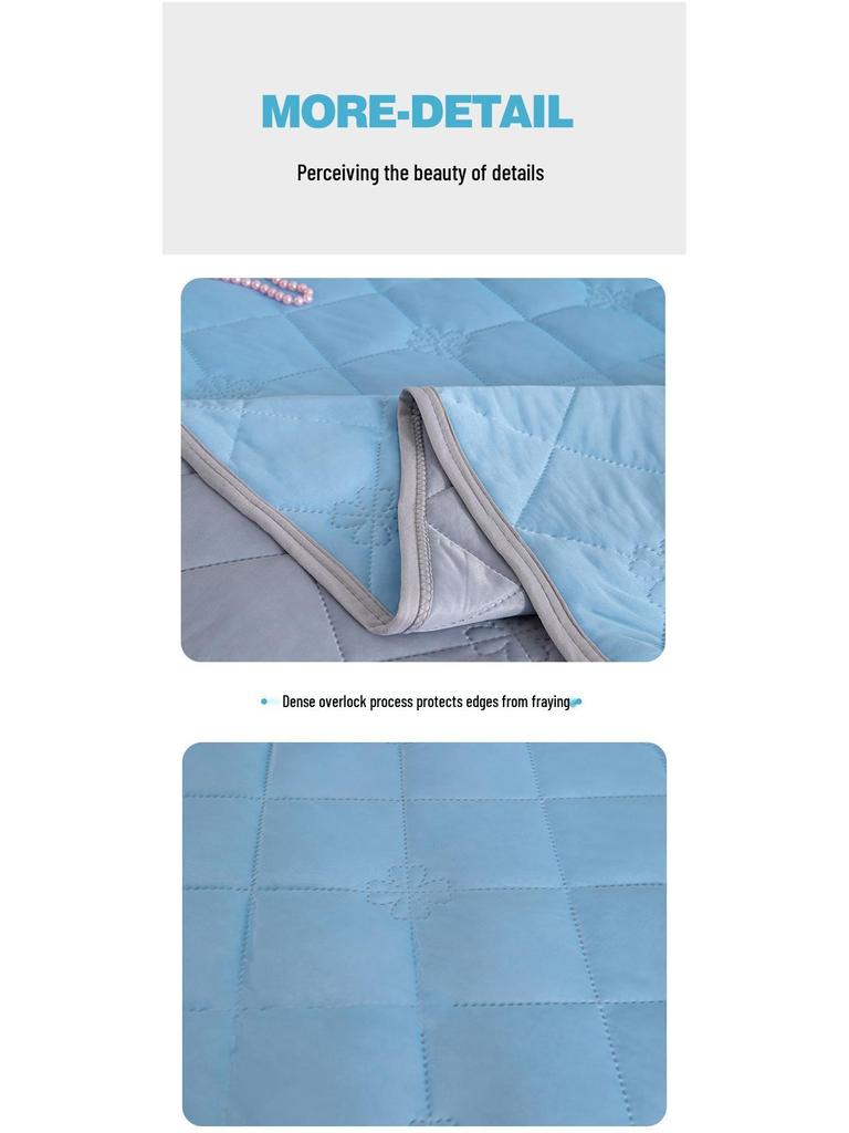 Seiden-Sommerdecke mit kühlendem Effekt: Einzel-/Doppelbett, Maschinenwaschbar, Klimaanlagen-geeignet, Dünner Geschenke-Quilt