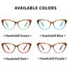 Ultra-Light Anti-Blue Light Reading Glasses Women Men Eye Protection Flowers Elegant Splicing Colors Presbyopic Eyeglasses