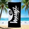 1Pc Street Art Graffiti Style Beach Towel, Quick Dry, Multi-Use for Beach Pool Gym Yoga Home Travel, Christmas, Halloween, Xmas Gift M928779