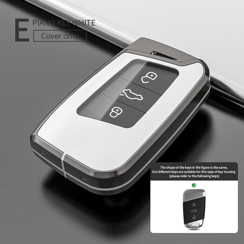 Volkswagen Key Case for Magotan, Passat CC, Tiguan L, Teramont X, Lavida, Magotan B8 - Car Key Shell with Buckle