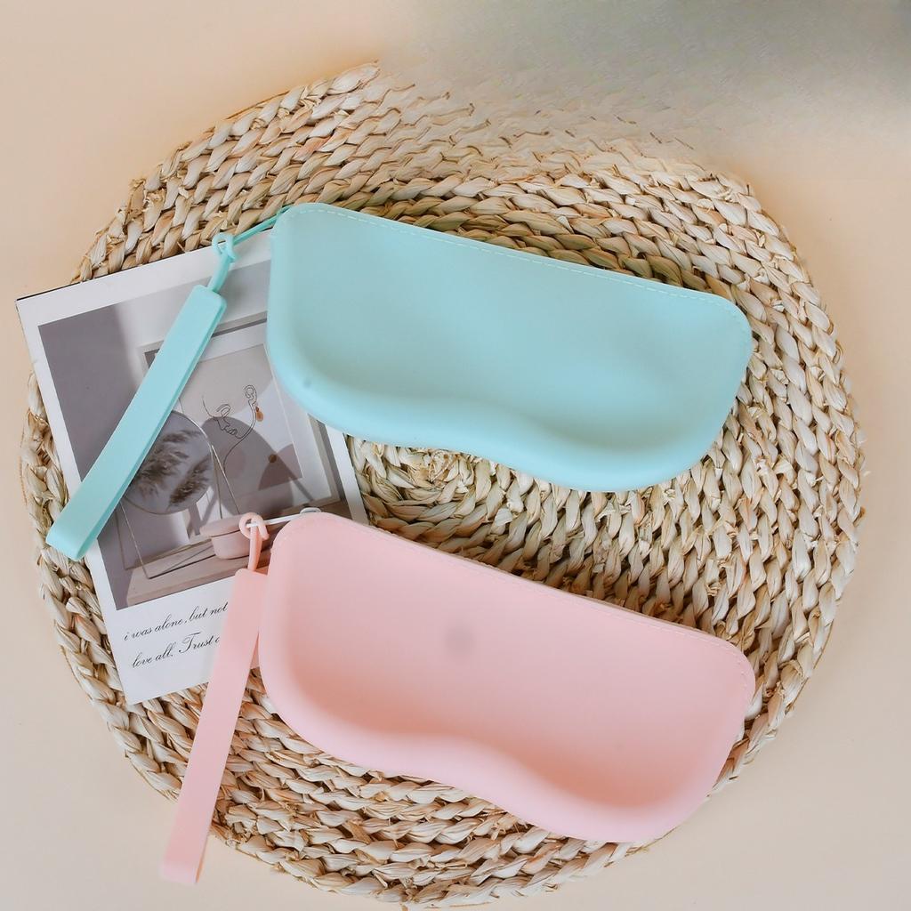 Silicone Storage Bag for Glasses, Travel Portable Sunglasses, Sunglasses and Glasses Bag