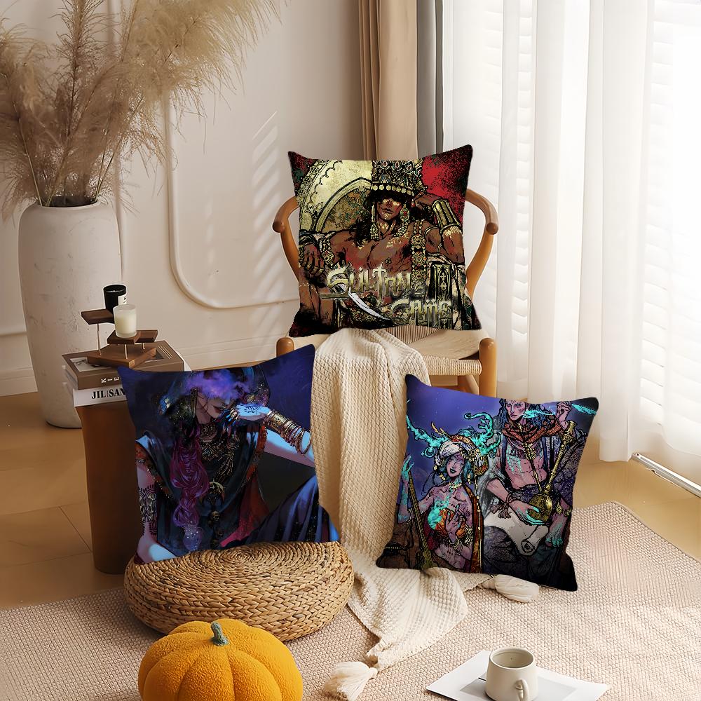 Game Sultan'S Game Pillow Case Home Decoration Cushion Cover Suitable For Bedroom Car Office Sofa