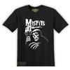 Misfits White Punk, Rock, Band T-Shirt Black S-3XL