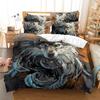 3D Digital Printing Bedding Set Quilt Cover and Pillowcase Single Double Bed Full Size Bedroom Bedding Home Decoration