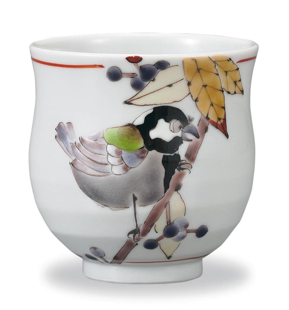 Kutani Ware Iwataya Teacup, Murasaki Shikibu and Shijuusuzume AP7-5029