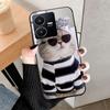 For Vivo Y22 4G Case Wolf Cat Soft Silicone Shockproof Phone Cover For Vivo V2207 V2206 Y22s Y 22 Y 22S Cases 2022 Black Bumper