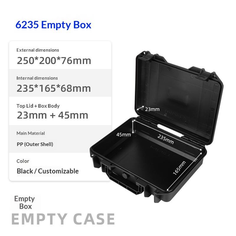 Multifunctional Portable Protective Safety Waterproof Anti‑Fall Equipment Protection Box Camera Tool Accessories Storage Box.