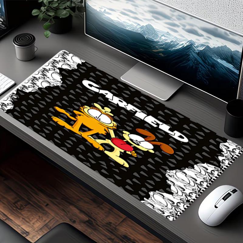 Garfield Print Mouse Pad, for Keyboard Pad Laptop PC Mat for Office Home Use, Desk Decor, Perfect Birthday Gift for Gamers